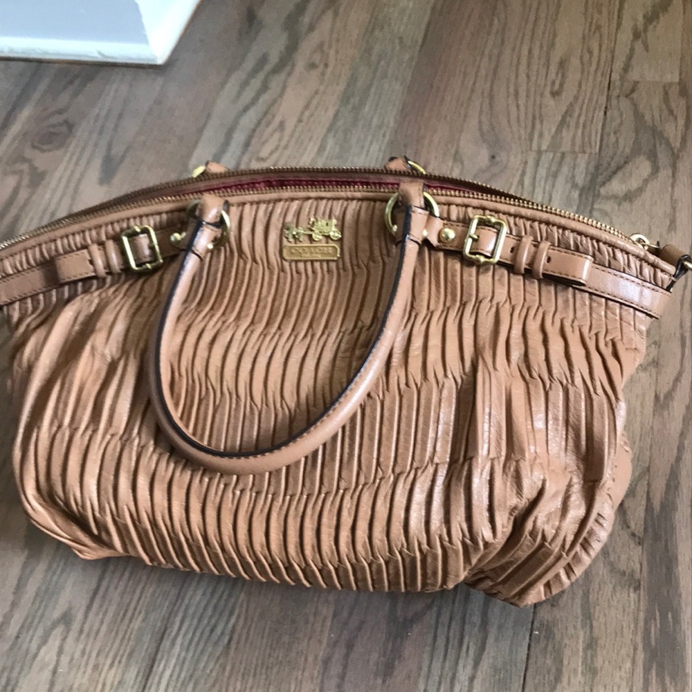 Coach leather satchel